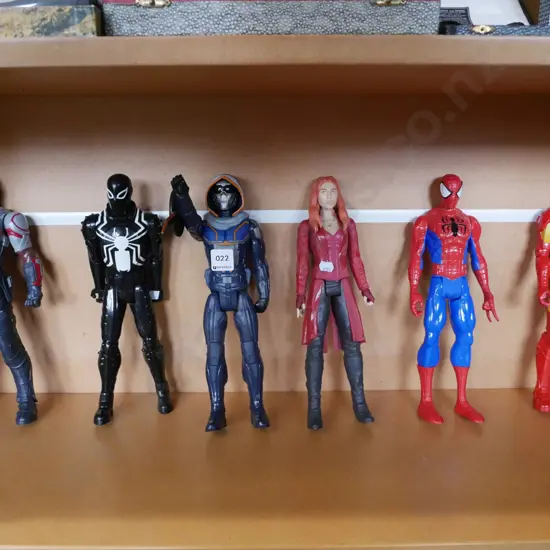 various action figurines