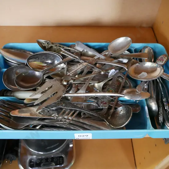 tray of cutlery
