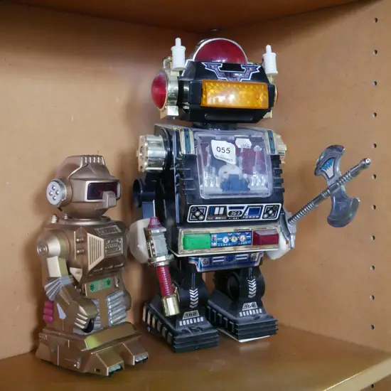 2x 1980s toy robots - As Is No Returns