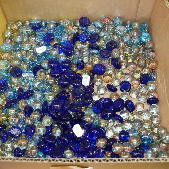 box of glass beads