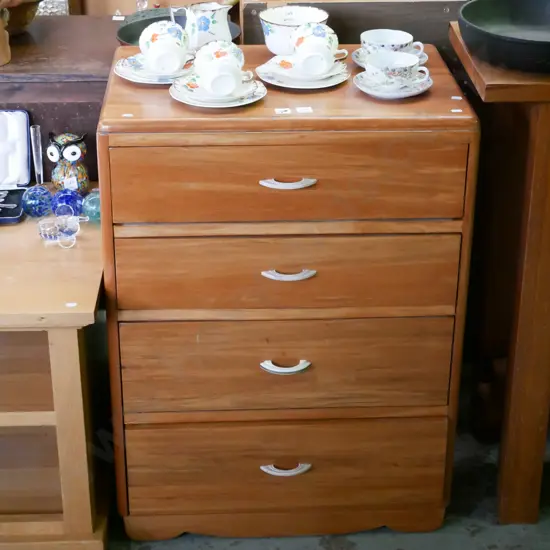 rimu 4 drawer chest H-850 W-630 D-430