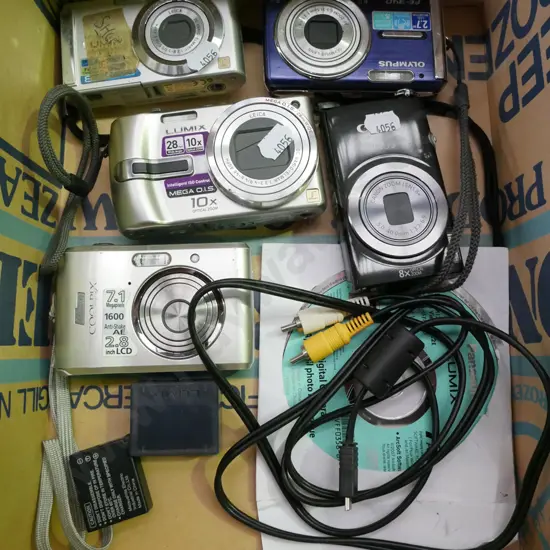 box; digital cameras