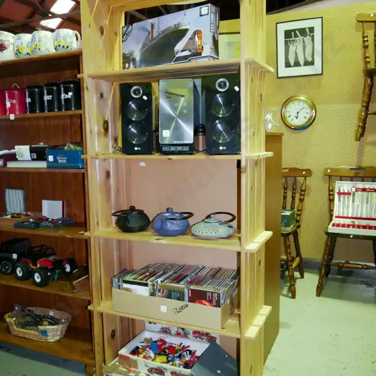 pine bookcase H-1770 W-755 D-305