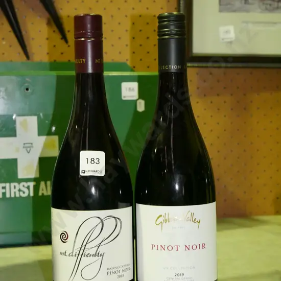 2x bottles of Central Otago pinot noir