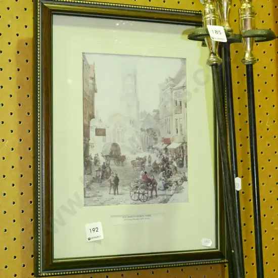 small framed print - All Saints Church - York