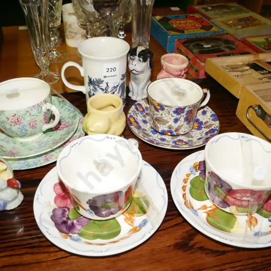 coffee cup, egg cups, trio etc