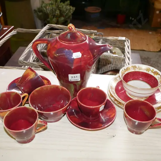 part coffee set, Wedgwood trio