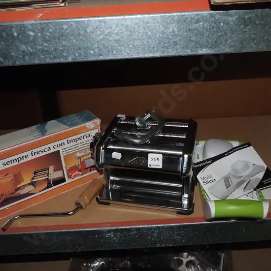 pasta maker, drying stand, multi slicer