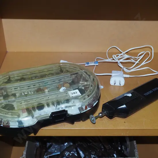 rotary tool and box of accessories