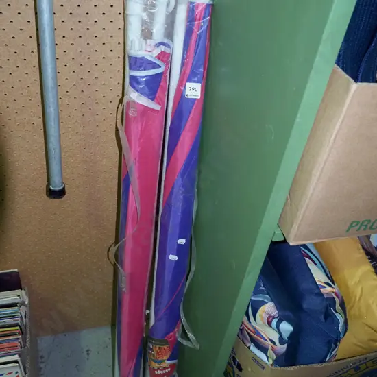 2x as-new sun umbrellas