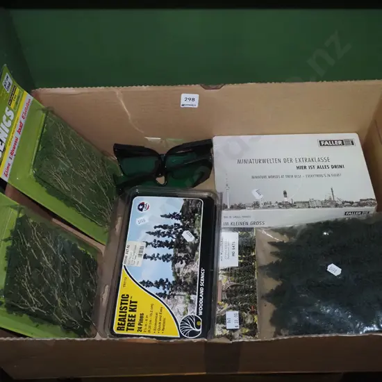 model train layout materials - woodland scenes