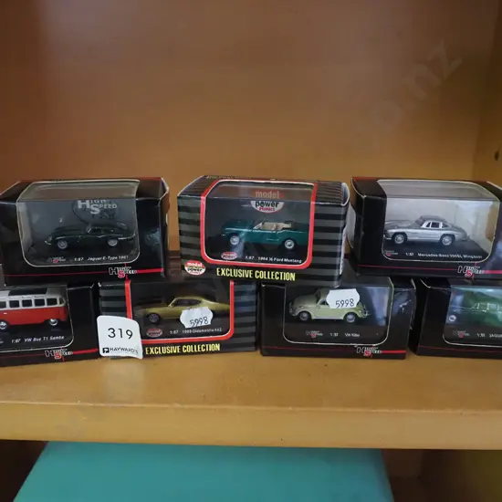 7x die cast 1:87 scale model vehicles
