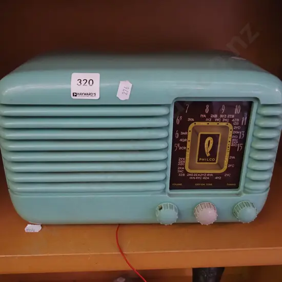retro Philco mantle radio