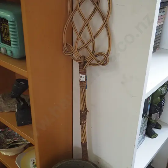 vintage cane carpet beater