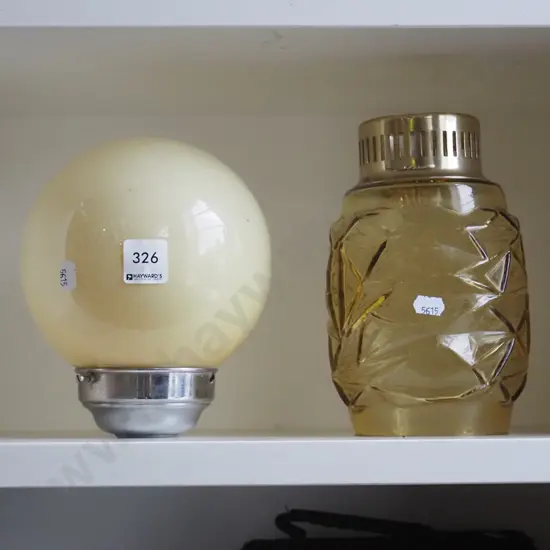 1x deco light fitting, part 1970s light fitting