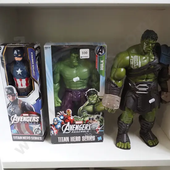 3x action figurines Tallest H-350