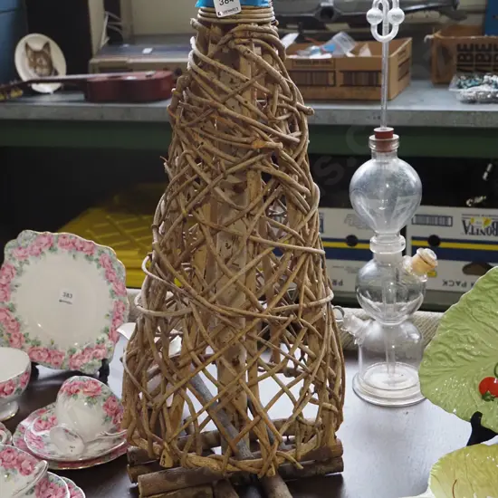 woven wood Christmas tree H-620