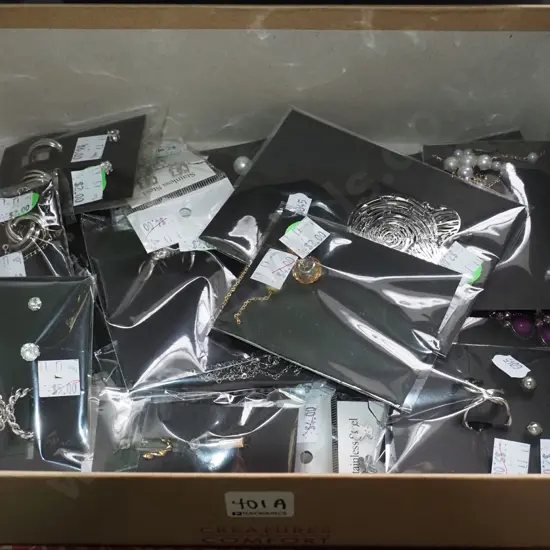 box of costume jewellery