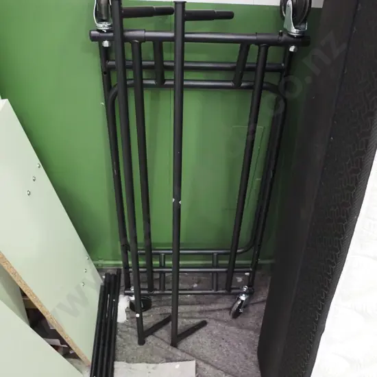 heavy duty commercial foldaway clothes rack