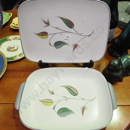 Denby baking dish, ashet