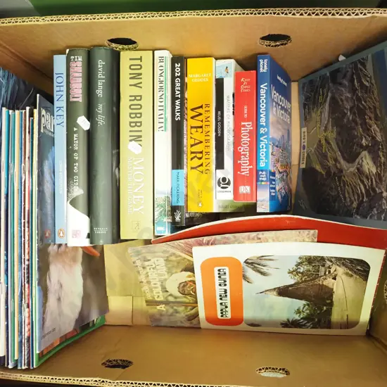 box of books