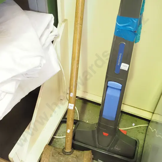 large vintage wooden sledge hammer