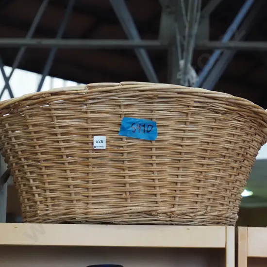 cane laundry basket