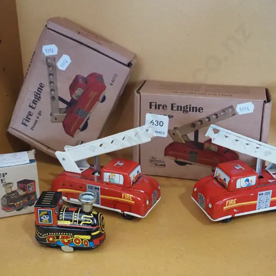 reproduction tin toy vehicles