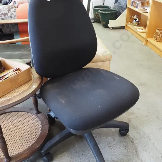 black office chair