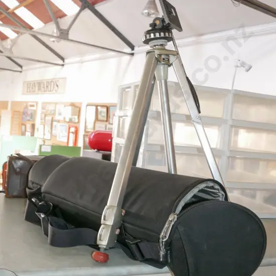 quality West German tripod in carry case
