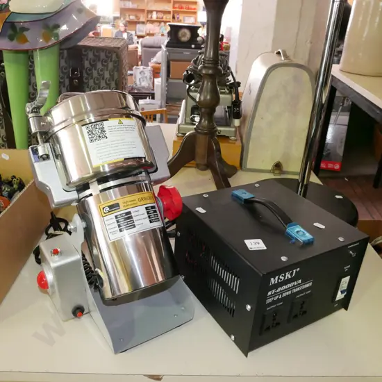 high speed multi function grinder with power adapter