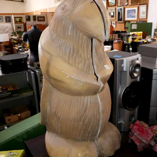 fibreglass mould used to make bronze penguin figures in Dunedin Exchange H-750