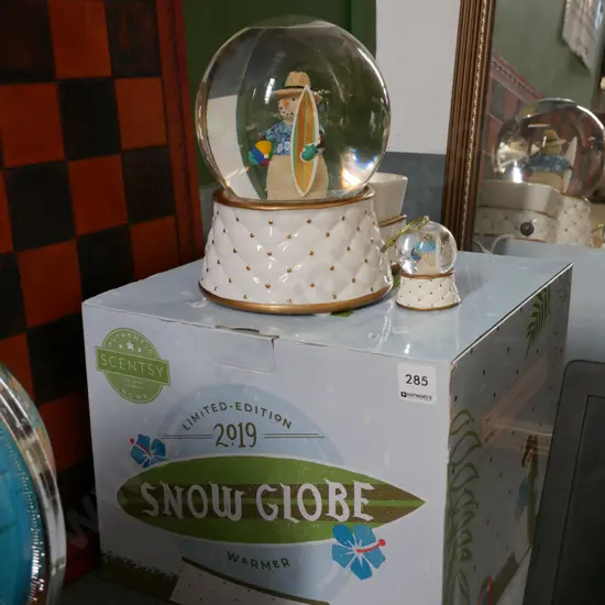 boxed; snow globe warmer