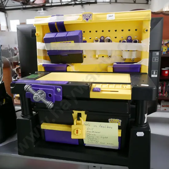 child's play work bench and tool box