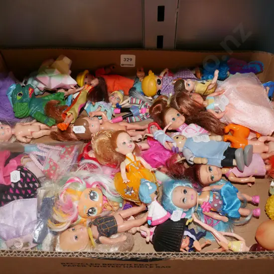 box; small dolls
