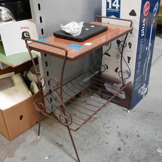 retro metal and formica and table 