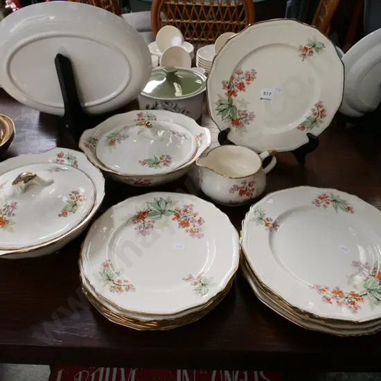 Meakin Churtsea lidded veges, plates etc