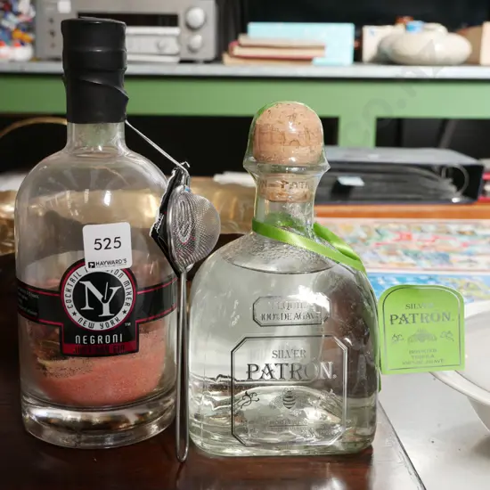 cocktail infusion mixer, bottle of tequila