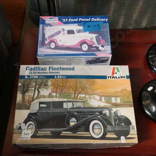 2x partially assembled model vehicles - As Is No returns