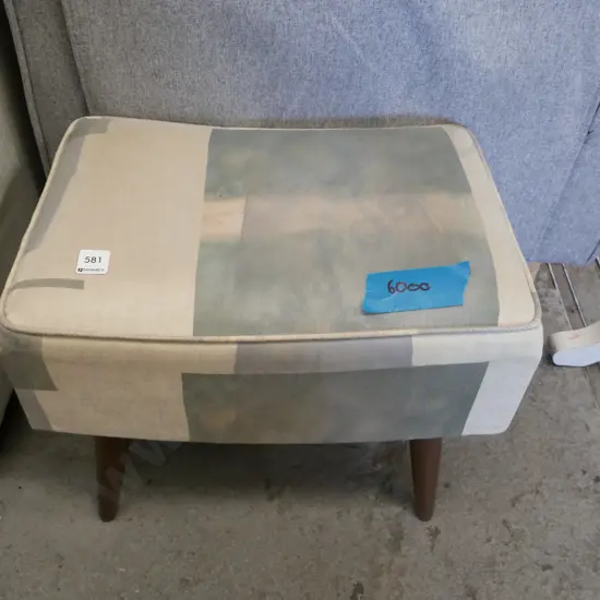 upholstered footstool