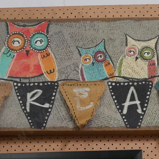 boxed mixed media on canvas "DREAM"