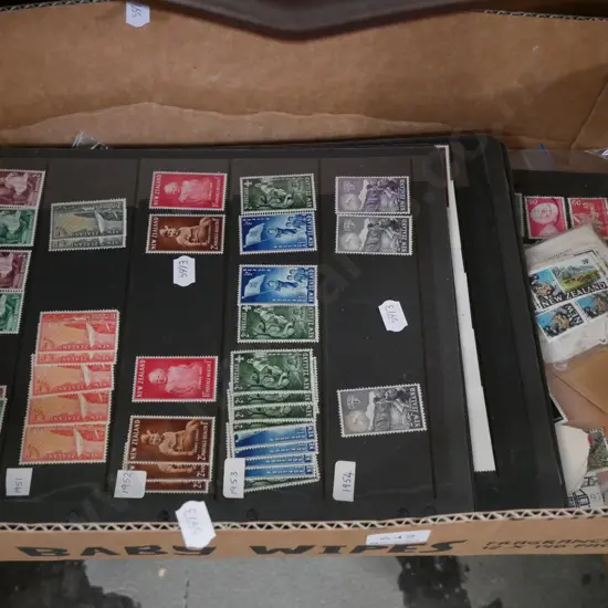 box of stamps