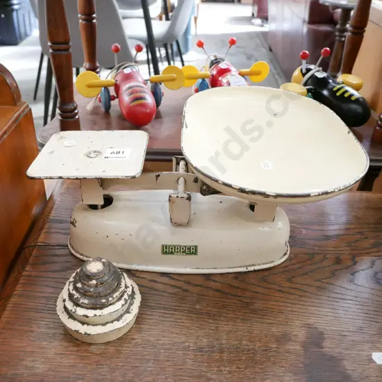 vintage Harper scales & weights