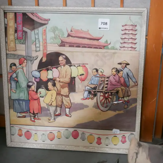 Chinese lantern print