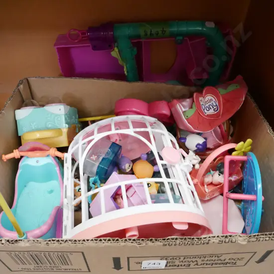 box of children's toys