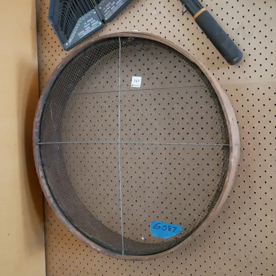 vintage garden sieve