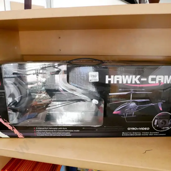 Hawk cam helicopter with camera