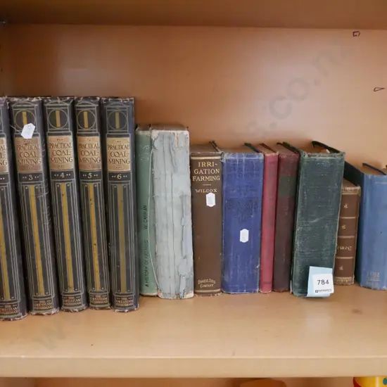 various vintage books - practical coal mining etc