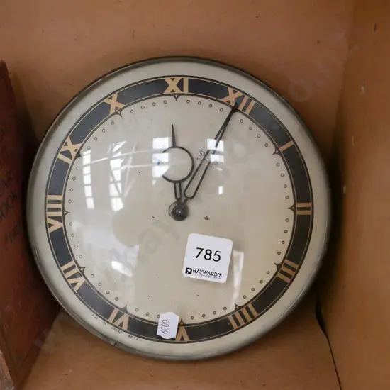 Smith's deco wall clock
