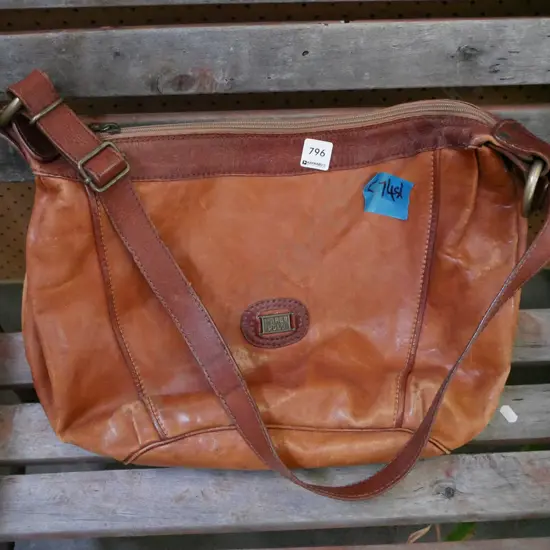 leather satchel